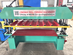 Double layer metal roofing machine for PT825 and microacalanado panel