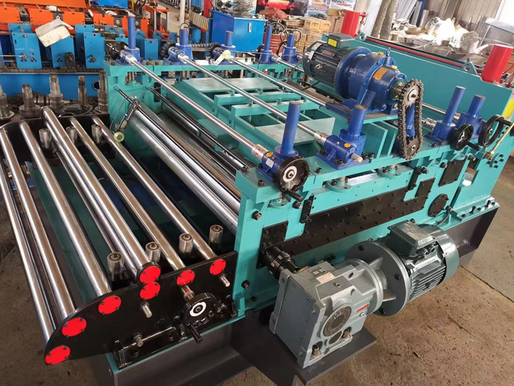 3mm Simple steel coil cut to length machine with slitting