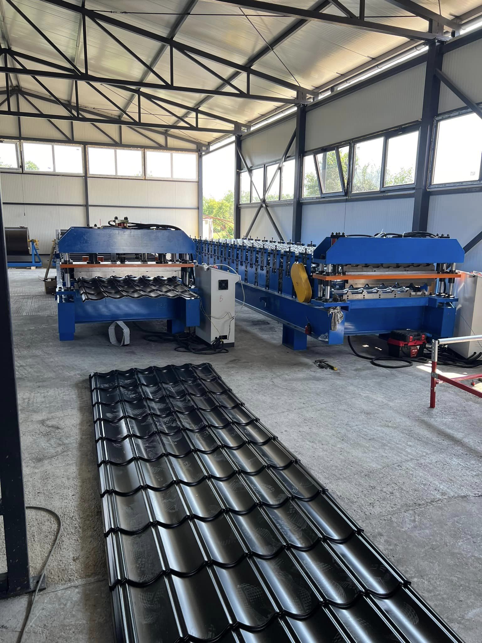 Metal roofing panel forming machine for Bosnia