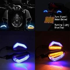 Universal 10mm Motorcycle 12 LED Turn Signal Lights Blinker Front Rear Lights Indicator for Harley Yamaha Suzuki
