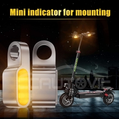 Mini LED Turn Signals Handlebar Marker Light Front Motorcycle Blinkers Compatible with Honda Shadow Harley Dyna Sportster Kawasaki Vulcan Yamaha V-Star Road Star