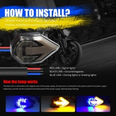 Motorcycle Turn Signal LED Lights 21 SMD LEDs