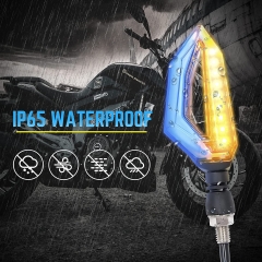 Motorcycle LED Turn Signal Lights Motorcycle Indicators Blinker Front Rear Lights Indicator 12V
