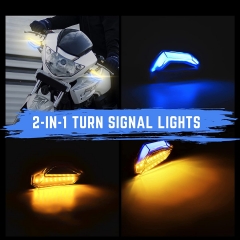 Motorcycle LED Turn Signal Lights Motorcycle Indicators Blinker Front Rear Lights Indicator 12V