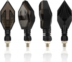 Motorcycle Indicators Flowing Turn Signal Lights Motorbike Turning Indicators Front Rear Lights for Motorbike Harley Cruiser Honda Kawasaki BMW Yamaha Suzuki