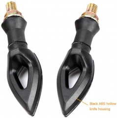 Motorcycle Turn Signals Lights 12V Universal Motorbike Turn Signal Indicator Blinker Amber Light Lamp for Yamaha Honda Suzuki Kawasaki