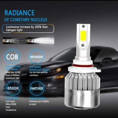 9005/HB3/H10 LED Headlight Bulbs Conversion Kit All In One - C6 Series Adjustable Beam Light Bulb 36W 7600LM 6500K Cool White Headlight Conversion Kits