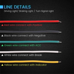 2835 Chipset 146SMD LED Light Strip For Car Third Brake Light Turn Signal Lamp Driving Strobe Light DC 12V Red 1M Set of 1