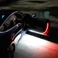 Car Door LED Strip Lights,2PCS 1.2Meter 144 LEDs Interior Car Door Lights,Used for Lighting, Decoration, and Warning Anti Rear-end Collision