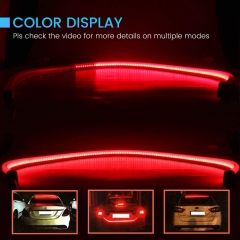 2835 Chipset 146SMD LED Light Strip For Car Third Brake Light Turn Signal Lamp Driving Strobe Light DC 12V Red 1M Set of 1