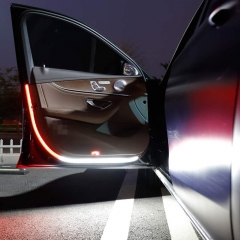 Car Door LED Strip Lights,2PCS 1.2Meter 144 LEDs Interior Car Door Lights,Used for Lighting, Decoration, and Warning Anti Rear-end Collision