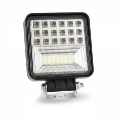 400W 6000K 4 LED Work Light Bar Flood Spot Beam Offroad Car Truck Daylight High beam Lamp Cross-country For SUV Driving Fog Bulb