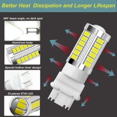 3157 LED Bulbs Super Bright 3156 3047 3057 4157 4057 3457 LED Tail Light Reverse Back up Turn Signal Brake Parking Side Marker Lights Bulb 6000K White