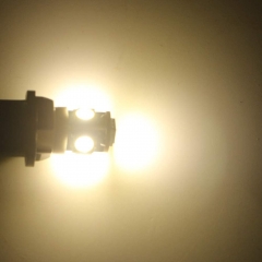 194 Led Bulb 5050 5-SMD T10 194 168 W5W 2825 LED Bulb for Car Interior Lights Dome Map Trunk Light Clearance Dashboard Bulb License Plate Light, Warm White, DC 12V