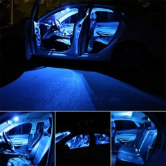 194 Led Bulb T10 194 168 W5W 2825 LED Bulb for Car Interior Lights Dome Map Trunk Light Dashboard Bulb License Plate Light, 5050 5SMD, Ice Blue, DC 12V