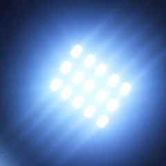 6-Pack Cool White 5730 15SMD Led Panel Dome Light Lamp Car Map Light DC 12V with T10 / BA9S / Festoon Adapters