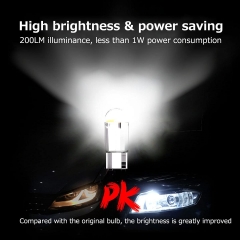 T10 Car LED Bulb 194 161 168 921 2825 158 c194 192 Position License Plate W5W Marker Door Interior Light 12V Lamp (White)