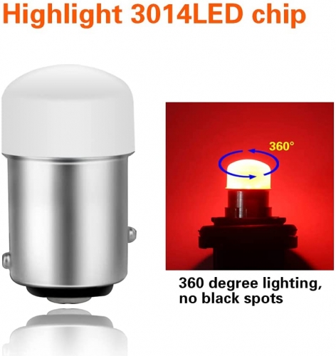 1157 LED Bulb Super Bright 2057 2357 7528 2057A 1157A 2357A 1034 3496 for Car Camper RV Tail Stop Brake Reverse Backup Interior Indoor Ceiling Light Red