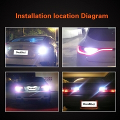1157 LED BAY15D 1034 2057 2357 7528 P21/5W Bulb Replacement for Car RV Camper Reverse Lamps Back Up Tail Brake Stop Parking Interior Indoor Dome Light White