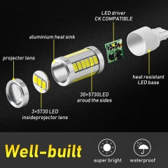 3157 LED Bulbs Super Bright 3156 3047 3057 4157 4057 3457 LED Tail Light Reverse Back up Turn Signal Brake Parking Side Marker Lights Bulb 6000K White
