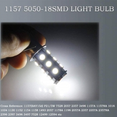 1157 2057 2357 7528 BAY15D LED Bulbs 5050 18-SMD Replacement Lamps for 12V Interior RV Camper Trailer Lighting Back Up Reverse Lights or Tail Brake Lights