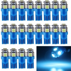 194 Led Bulb T10 194 168 W5W 2825 LED Bulb for Car Interior Lights Dome Map Trunk Light Dashboard Bulb License Plate Light, 5050 5SMD, Ice Blue, DC 12V