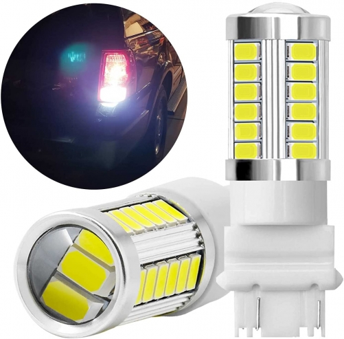 3157 LED Bulbs Super Bright 3156 3047 3057 4157 4057 3457 LED Tail Light Reverse Back up Turn Signal Brake Parking Side Marker Lights Bulb 6000K White