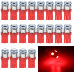 194 Led Bulb Pink T10 194 168 W5W 2825 LED Bulb for Car Interior Lights Dome Map Trunk Light License Plate Light Lamp, 5050 5SMD, DC 12V