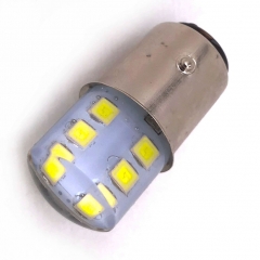 1157 BAY15D 2835 SMD 12 LED Car Signal Light White Red Yellow Brake Light Corner Silicone Parking Bulb 1157 p21/5w 2W Led