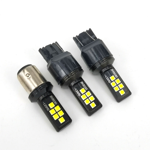 Car Canbus No Error 1157 Led Stop Light Backup Reverse Lamp DC12V Brake Bulb 1157 3030 12smd
