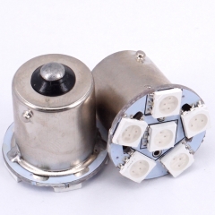 1156 12V Auto Truck Indicator Brake Light 5050 6SMD BA15S BAY15D Car Turn Signal Led Lamps White Red 1156 1157 Car Bulb