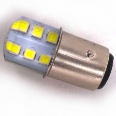 1157 BAY15D 2835 SMD 12 LED Car Signal Light White Red Yellow Brake Light Corner Silicone Parking Bulb 1157 p21/5w 2W Led