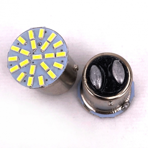 Car Automobile Parts Super White Turn Signal Lamp 1206 SMD 1157 BAY15D 22 smd 3014 SMD Tail Rear Light Park Light Bulb