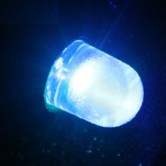 Dc12V T10 W5W Car Interior Reading Lamp Bulbs Colorful Clearance Width Light Side Turn Light 1SMD Led T10 RGB