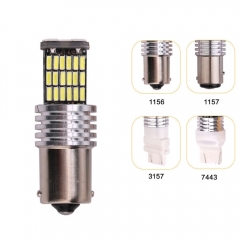 1156 4014 45SMD Led Brake Tail Light Bulb DC12V BA15S P21W Canbus No Error Automotive Led Bulbs 1156
