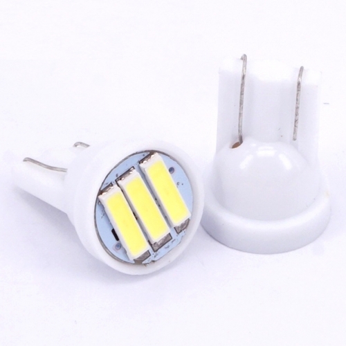 T10 W5W 7020 3SMD Car Backup Reverse Lamps 6500K DC12V Motorcycles Turn Signal Lamps T10 Light Bulb