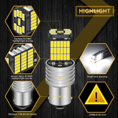 1156 4014 45SMD Led Brake Tail Light Bulb DC12V BA15S P21W Canbus No Error Automotive Led Bulbs 1156