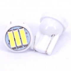 T10 W5W 7020 3SMD Car Backup Reverse Lamps 6500K DC12V Motorcycles Turn Signal Lamps T10 Light Bulb