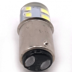 1157 BAY15D 2835 SMD 12 LED Car Signal Light White Red Yellow Brake Light Corner Silicone Parking Bulb 1157 p21/5w 2W Led