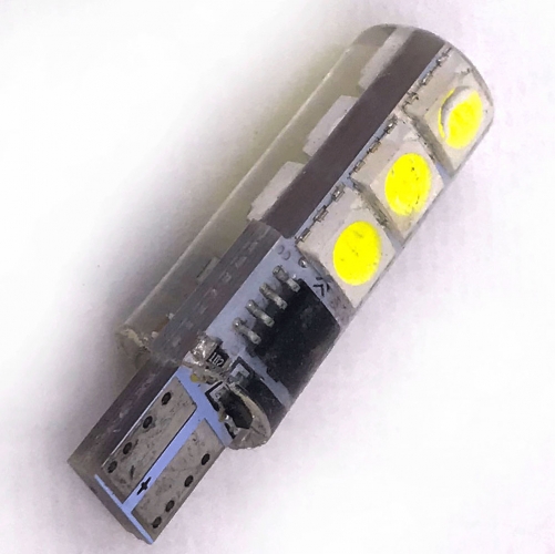 T10 5050 6SMD Car Canbus No Error Light Bulb 12V Strobe Flash Width Light License Plate Lamp Bulb Super Bright T10 Silicone W5W