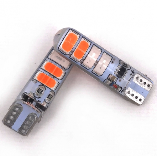T10 W5W Car Lamp Bulb 8 LED Auto Interior Side Light Silica Gel 5630 SMD DC12V Strobe Warning Lights 168 501 194 Light bulb