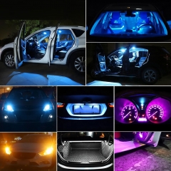 High quality led auto lighting T10 led canbus 3030 10smd chip License Plate Light