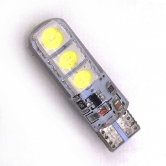 T10 5050 6SMD Car Canbus No Error Light Bulb 12V Strobe Flash Width Light License Plate Lamp Bulb Super Bright T10 Silicone W5W