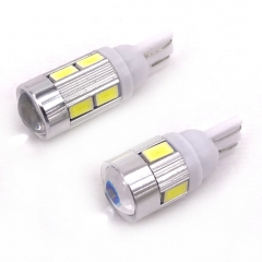 T10 168 194 Car Wedge Side Bulbs White 6000K Auto Dome Door Map Lights 5630 6SMD 10SMD 6 Smd DC12V T10 W5W Led