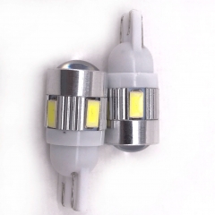 T10 168 194 Car Wedge Side Bulbs White 6000K Auto Dome Door Map Lights 5630 6SMD 10SMD 6 Smd DC12V T10 W5W Led