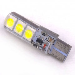 T10 5050 6SMD Car Canbus No Error Light Bulb 12V Strobe Flash Width Light License Plate Lamp Bulb Super Bright T10 Silicone W5W