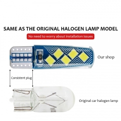 High quality led auto lighting T10 led canbus 3030 10smd chip License Plate Light
