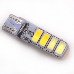 T10 W5W Car Lamp Bulb 8 LED Auto Interior Side Light Silica Gel 5630 SMD DC12V Strobe Warning Lights 168 501 194 Light bulb