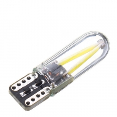 New High temperature resistance COB filament bulb glass lamp canbus tungsten T10 led light