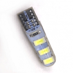 T10 Silica Gel 6 SMD 5630 5730 Car Led Interior Width Light 194 501 LED Wedge Parking Dome Bulbs Turn Side lamps Led W5W